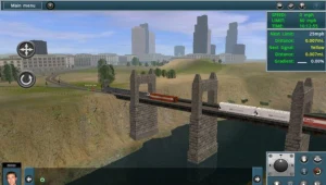 Trainz Simulator - screen z gry