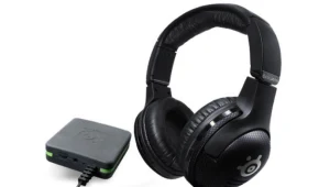 Steelseries Spectrum 7xb - zdjęcie adaptera i słuchawek