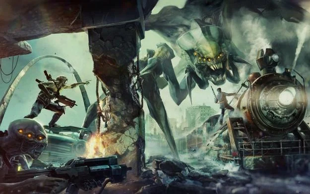 Resistance 3 - motyw graficzny Resistance 3 - motyw graficzny