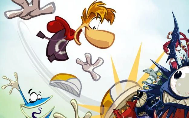 Rayman Origins - fragment pudełka gry Rayman Origins - fragment pudełka gry