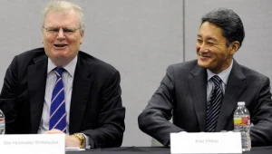 Sir Howard Stringer i Kazuo Hirai - zdjęcie