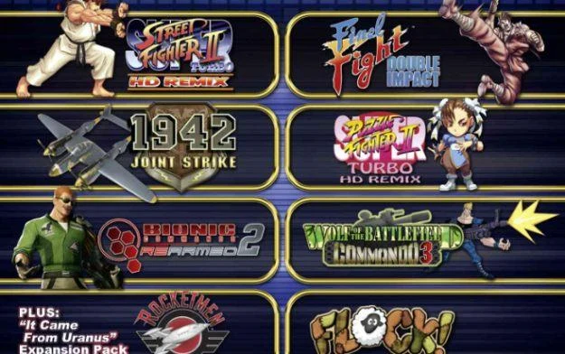 Capcom Digital Collection - motyw graficzny Capcom Digital Collection - motyw graficzny