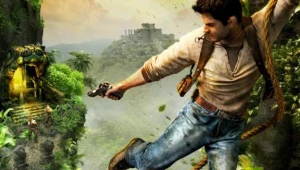 Uncharted 3: Złota Otchłań - fragment okładki