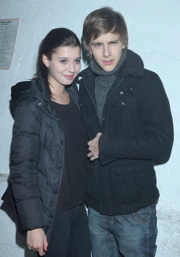 Maciej Musiał ze swoją dziewczyną Maciej Musiał ze swoją dziewczyną