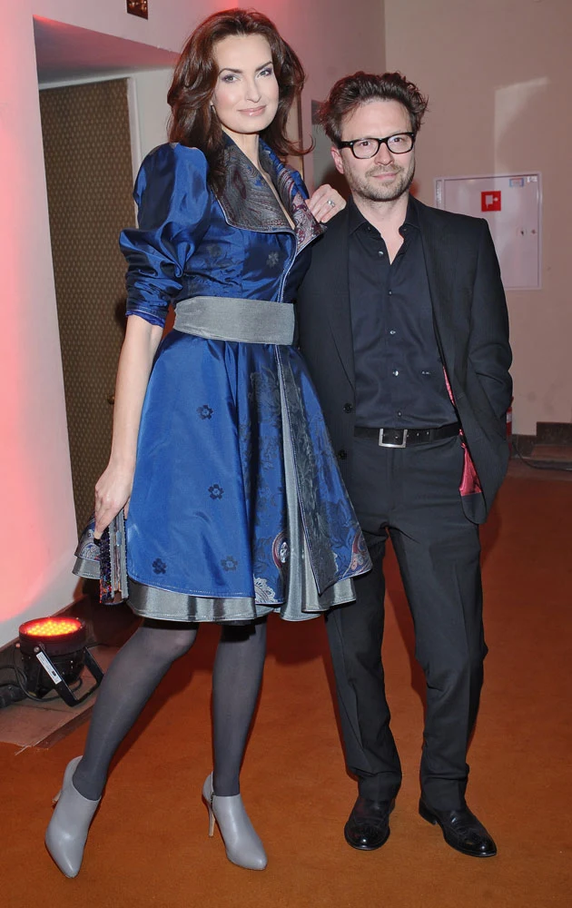 Maciąg ze swoim partnerem Robertem Wolańskim Maciąg ze swoim partnerem Robertem Wolańskim