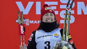 Justyna Kowalczyk na najwyższym stopniu podium w Oberhofie