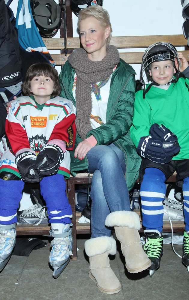 Małgosia świetnie się dogaduje z młodymi aktorami na planie serialu Małgosia świetnie się dogaduje z młodymi aktorami na planie serialu