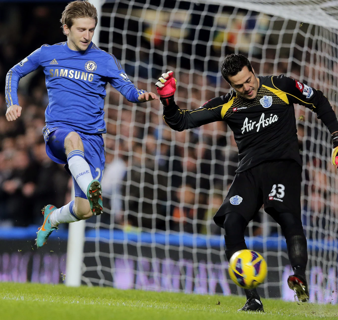 Piłkarze Queens Park Rangers ambitnie walczyli z Chelsea w derbach Londynu 