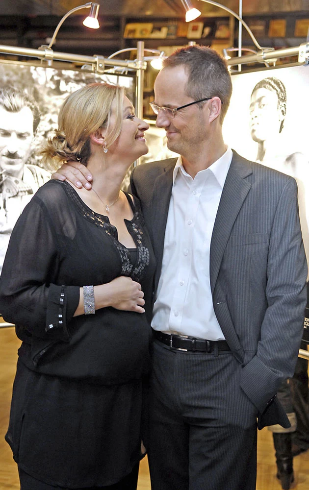 W ciąży Martyna promieniała szczęściem. Na zdjęciu z partnerem Jerzym Błaszczykiem