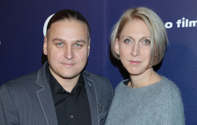 Paweł Golec z żoną