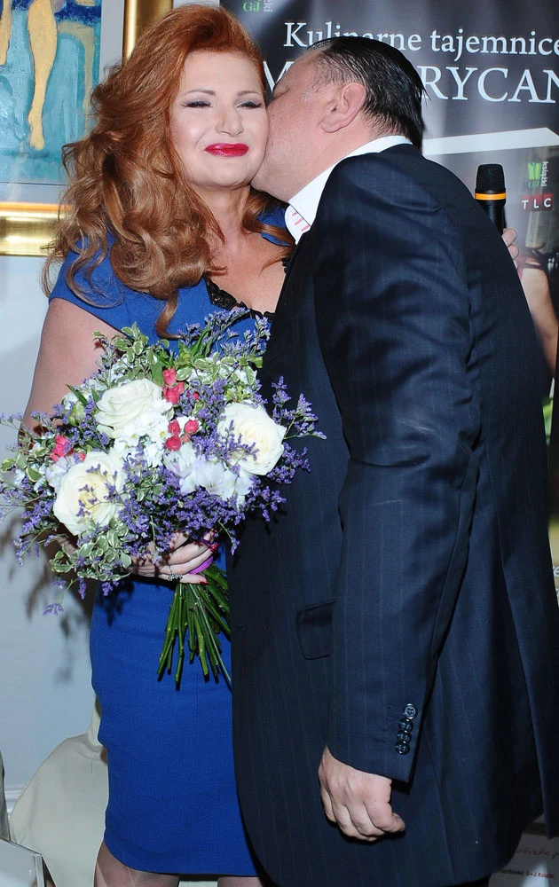 Marta Grycan z mężem Adamem