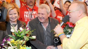 Barbara Bursztynowicz, Andrzej Grabarczyk i Jurek Owsiak