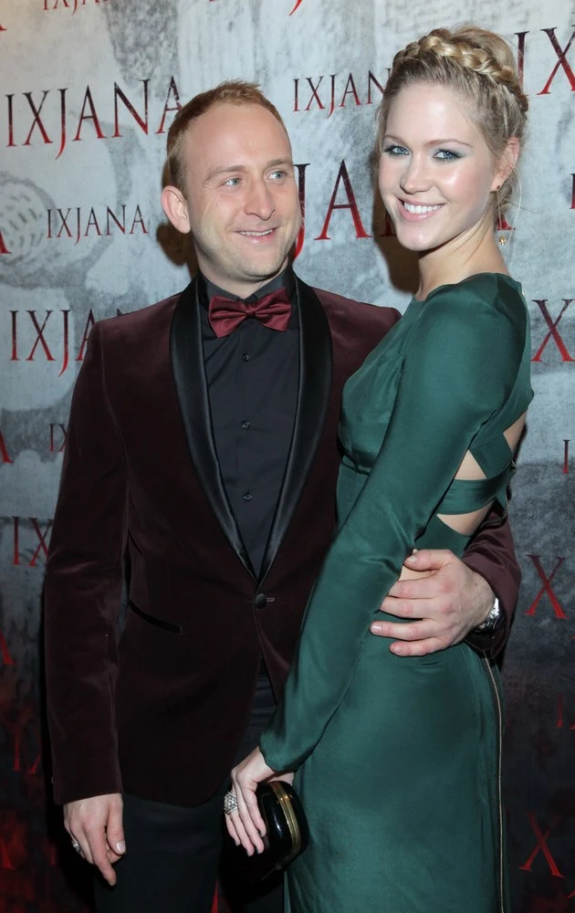 Borys Szyc z ukochaną Zosią