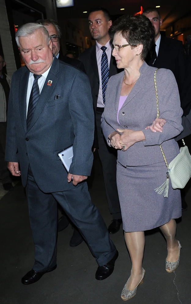 Danuta Wałęsa z mężem Lechem Danuta Wałęsa z mężem Lechem