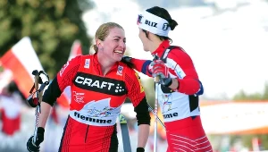 Justyna Kowalczyk i Marit Bjoergen