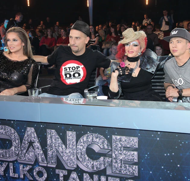 Mazurówna z innymi jurorami "Got to Dance. Tylko taniec"