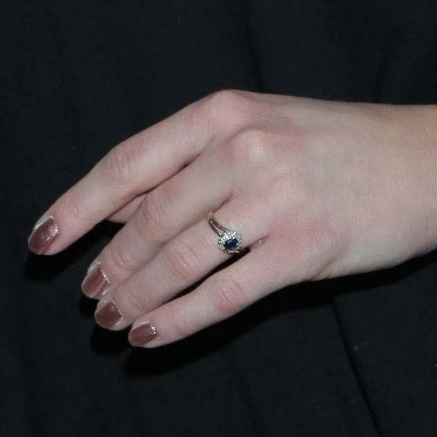 Pierścionek zaręczynowy Komarnickiej