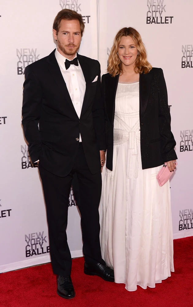 Drew Barrymore z mężem Davidem Kopelmanem Drew Barrymore z mężem Davidem Kopelmanem