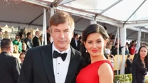 Alec Baldwin i Hilaria Thomas podczas Annual Screen Actors Guild Awards