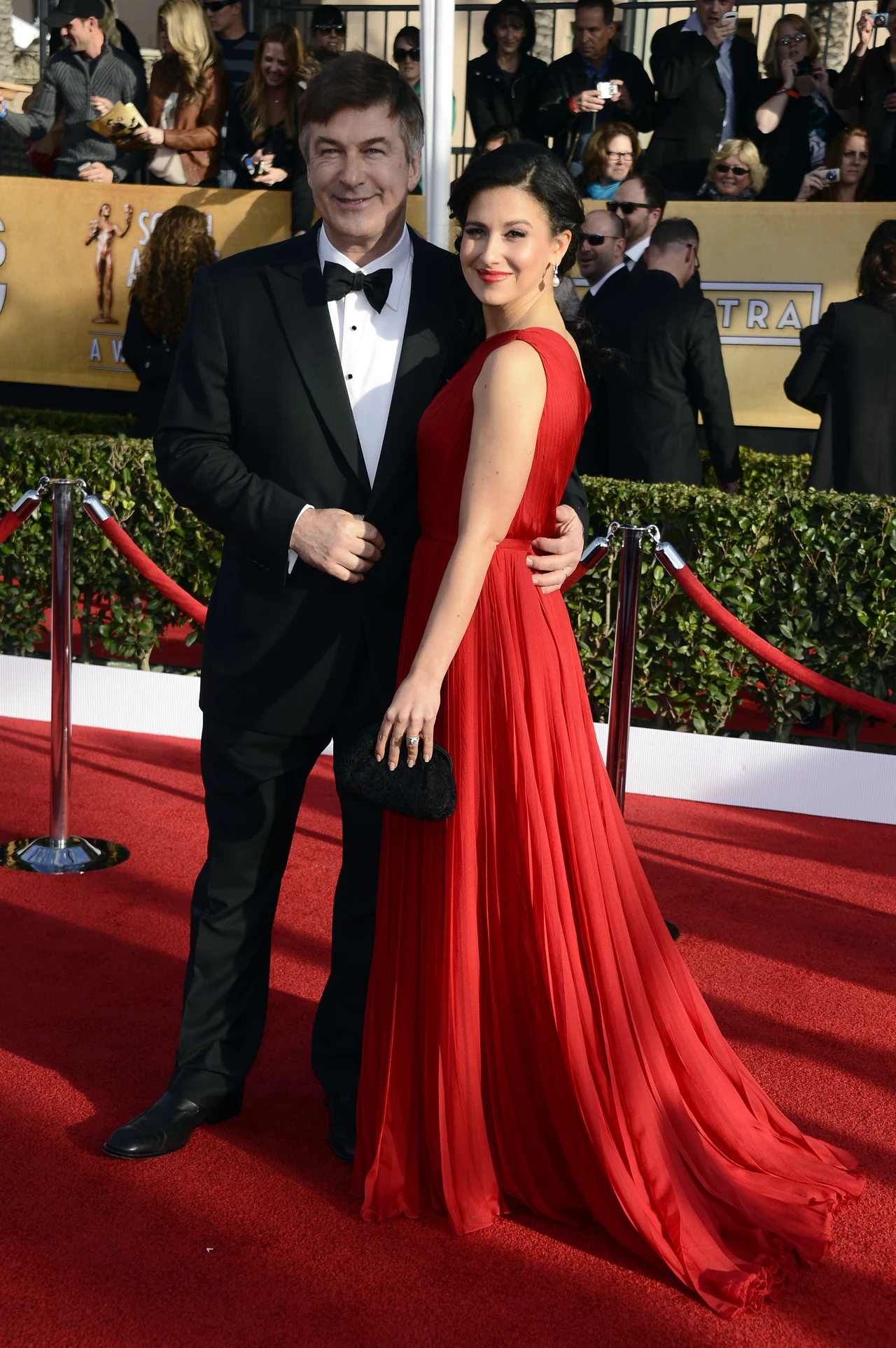 Alec Baldwin i Hilaria Thomas podczas Annual Screen Actors Guild Awards Alec Baldwin i Hilaria Thomas podczas Annual Screen Actors Guild Awards