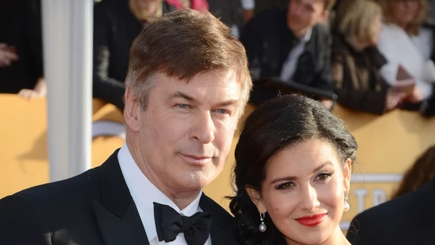 Alec Baldwin i Hilaria Thomas podczas Annual Screen Actors Guild Awards