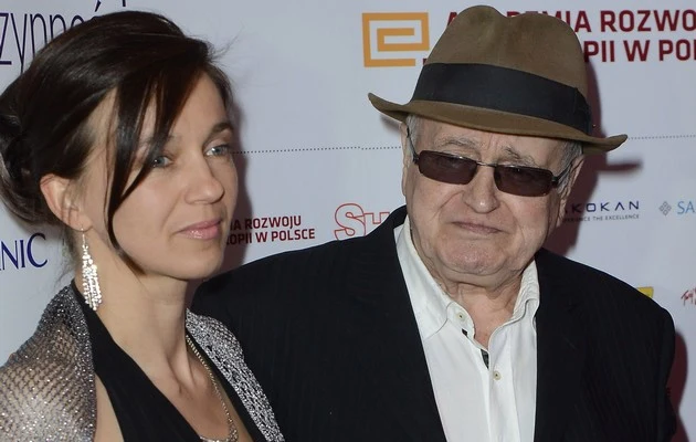 Jan Nowicki z córką Jan Nowicki z córką