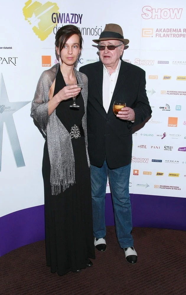 Jan Nowicki z córką Sajaną. Jan Nowicki z córką Sajaną.