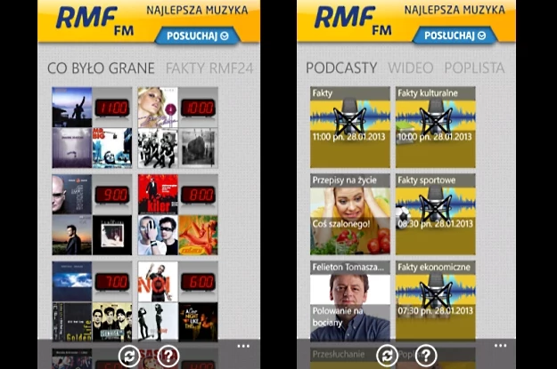 RMF FM prezentuje nową wersję aplikacji dla smartfonów z systemem Microsoft Windows Phone 8.