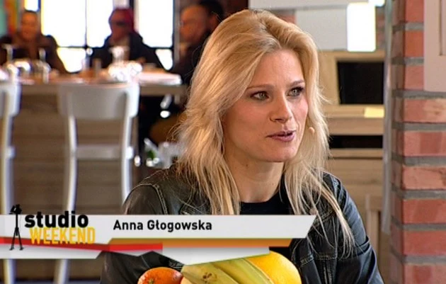 Anna Głogowska w programie "Studio weekend" Anna Głogowska w programie "Studio weekend"