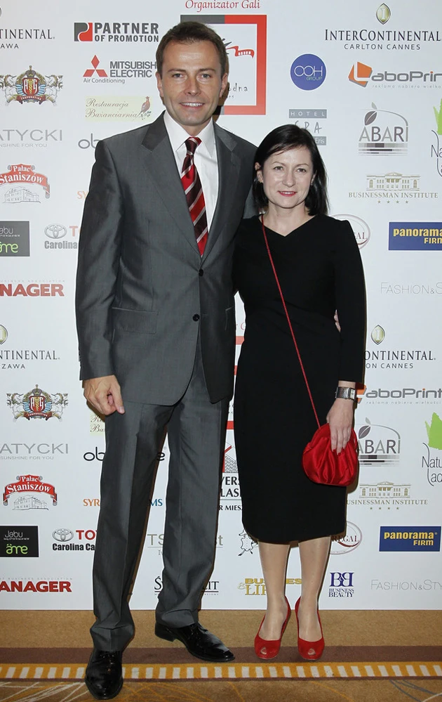 Tomasz Bednarek z żoną Elżbietą Tomasz Bednarek z żoną Elżbietą