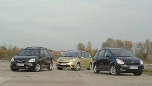 Używane: Kia Carens, Citroen Grand C4 Picasso, Toyota Corolla Verso