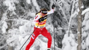 Justyna Kowalczyk na trasie w Soczi