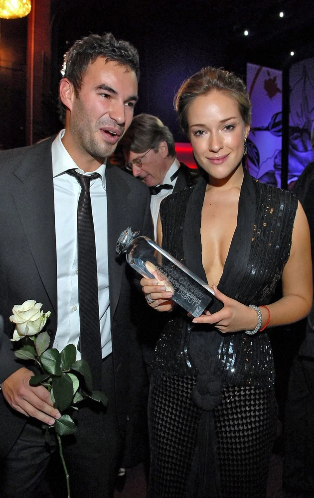 Tadeusz Bachleda-Curuś z siostrą