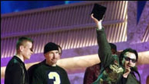 U2 - nagrodzone za "Beautiful Day", fot. Hector Mata