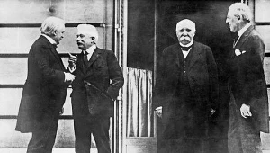 Lloyd George, Vittorio Orlando, Georges Clémenceau i Woodrow Wilson