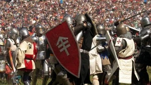 Inscenizacja bitwy pod Grunwaldem, fot. M. Mucha