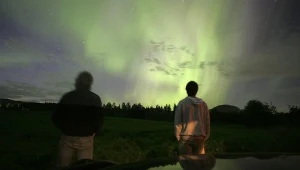 Zorze polarne są dziś atrakcją turystyczną