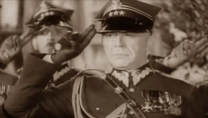 Kadr z filmu "Płomienne serca" z 1939 roku