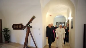 Papież w Obserwatorium Watykańskim