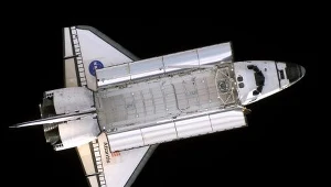 Wahadłowiec Atlantis na orbicie