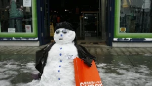 Najmniejszy bałwan świata