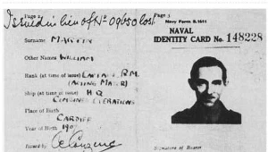 Fałszywy dokument tożsamości, który przy "oficerze" znaleźli Niemcy/fot. http://www.telegraph.co.uk