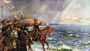 "Zaślubiny Polski z morzem" Wojciech Kossak, reprodukcja: Marek Skorupski