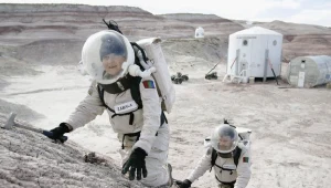 Pustynna stacja badawcza w pobliżu Hanksville, w stanie Utah (USA)