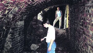 W piwnicach ruin zamku na Starym Mieście w Kostrzynie nad Odrą