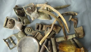 Charakterystyczne znaleziska myszynieckiego pola walki