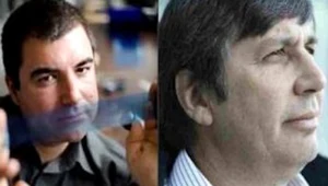 Andre Geim (z prawej) i Konstantin Novoselov