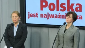 Elżbieta Jakubiak i Joanna Kluzik-Rostkowska / fot. S. Kowalczuk