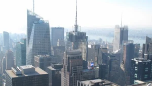 Drapacze chmur na Manhattanie