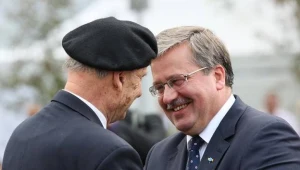 Prezydent Komorowski i gen. Ścibor-Rylski/Fot. S. Kowalczuk
